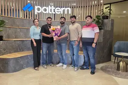 Rahul Sengupta during his visit to the Pattern team in India